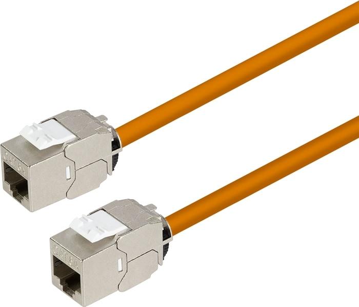 Actual product image LogiLink Cat.6A keystone socket, shielded, set of 24, tool-free (Keystone module)
