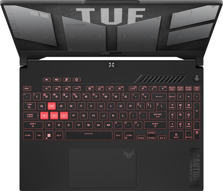 Actual product image ASUS Tuf Gaming A15 (15.60", 512 GB, 16 GB, Eng. Int., AMD Ryzen 9 8945H)