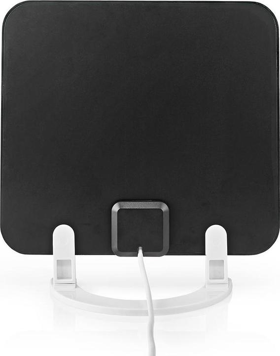 Actual product image Nedis Indoor antenna Active FM/UHF/VHF Reception range: 0-25 km LTE700 Gain dBi (with antenna cable) (Indoor antenna, 30 dB, UKW / MW / LW, DAB/ DAB+, DVB-T / -T2)