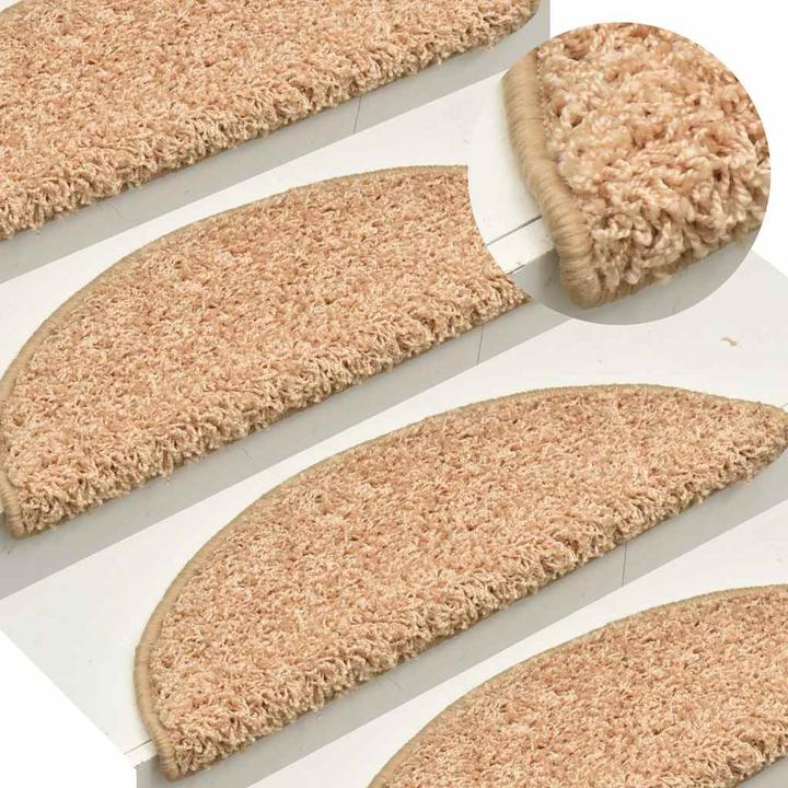 Actual product image vidaXL Step mats 30 pcs. Golden 56x17x3 cm (56 x 17 x 3 cm)