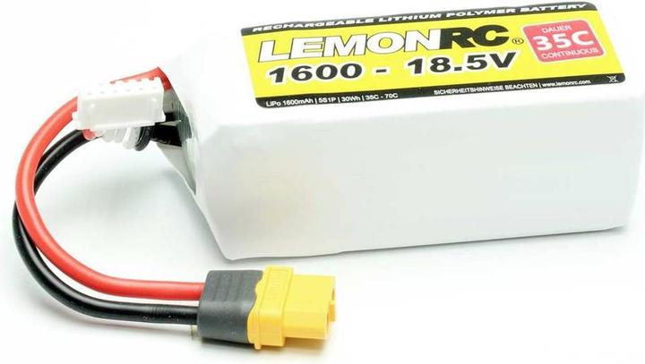 Immagine prodotto LemonRC Modellbau-Akkupack (LiPo) (18.50 V, 1600 mAh)