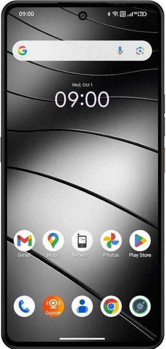 Actual product image Gigaset GS6 Titanium Black (128 GB, Black, 6.67", Dual SIM, 5G)