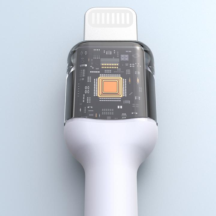 Productafbeelding Dudao L9X USB-C - Lightning 30W 2m. White (2 m, 30 W)