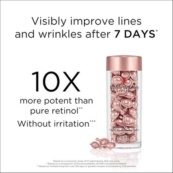 Actual product image Elizabeth Arden Ceramide Retinol + HPR Ceramide Capsules (14 ml)