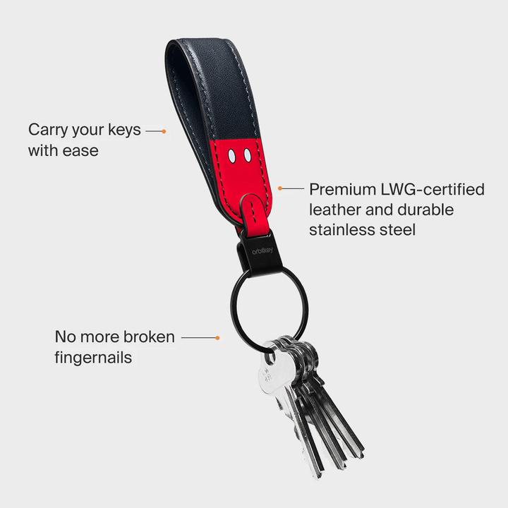 Actual product image Orbitkey - Loop Keychain - Stitch