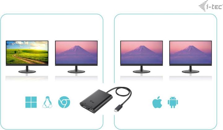 Immagine prodotto i-tec USB-C doppio (USB-C)