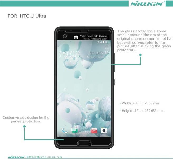 Actual product image Nillkin Super Clear (1 Piece, HTC U Ultra)