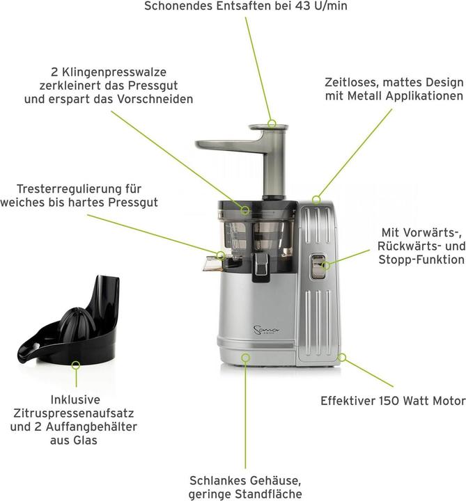 Image du produit Sana by Omega Extracteur de jus