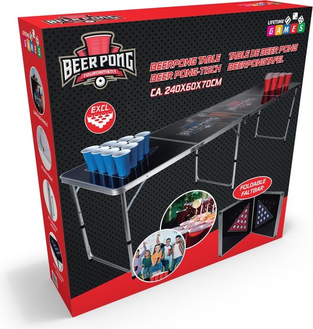 Actual product image Lifetime Beer pong folding table (Italian, French, German, English)