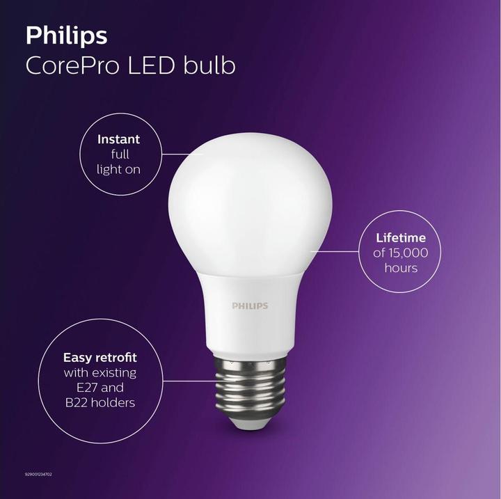 Produktbild Philips CorePro LED (E27, 8 W, 806 lm, 1 x, F)