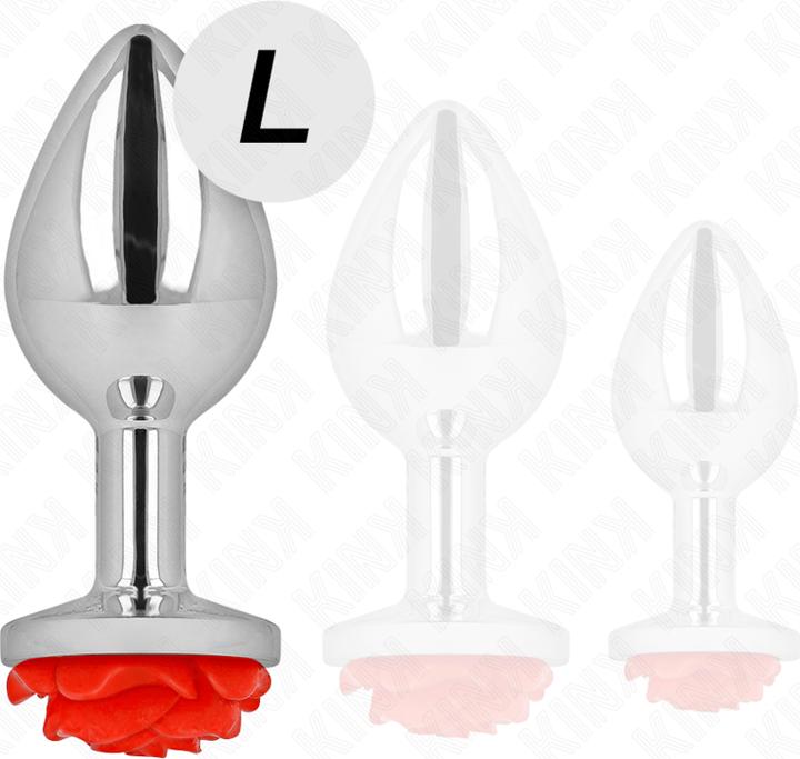 Produktbild Kink - Plug Anal Rose Rot Grã–Sse L