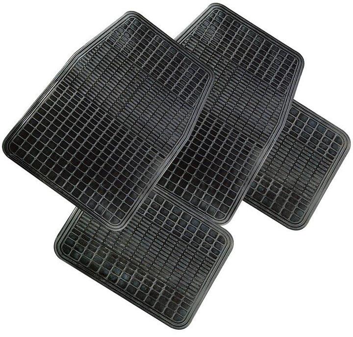 Autoserio SET DI TAPPETINI IN GOMMA PER AUTO THM-3020/1 (1 set di 4 tappetini)