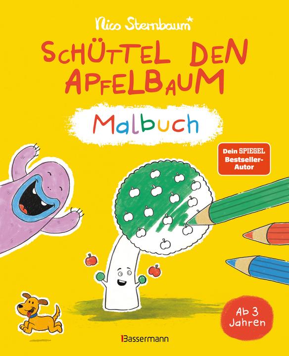 Produktbild Schüttel den Apfelbaum - Malbuch