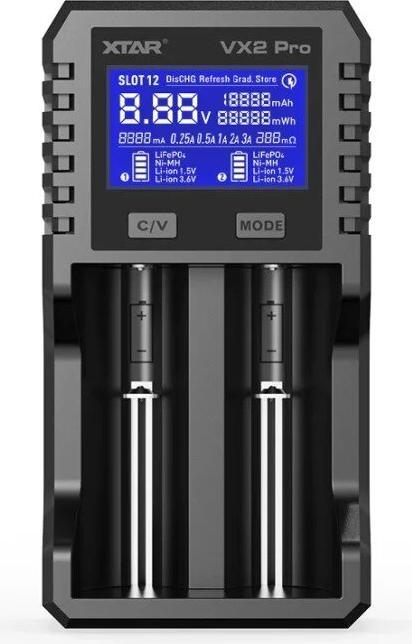 Xtar Ladegerät für 18650 Akkus VX2 KT (18650)