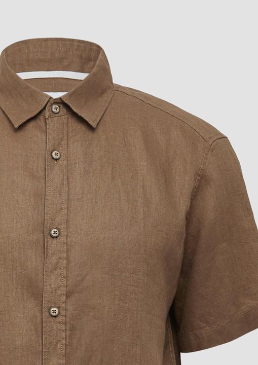 Produktbild S.Oliver Hemd Regular Fit: Leichtes Kurzarmhemd aus 100% Leinen (M)