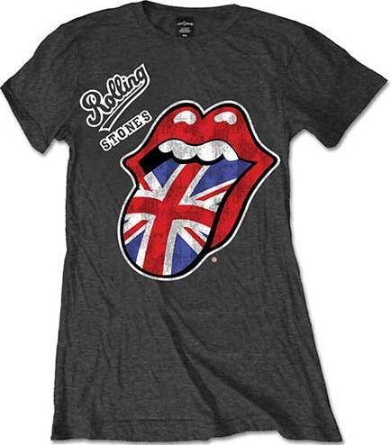 Actual product image The Rolling Stones Vintage British Tongue (Girlie) (XL)