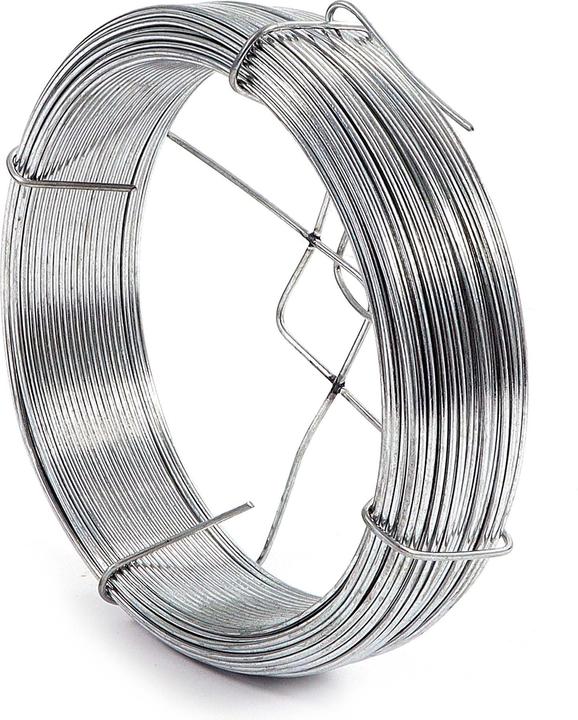 Actual product image Wiltec Garden wire 1.8mm green winding wire 50m binding wire steel plant wire (50 m)