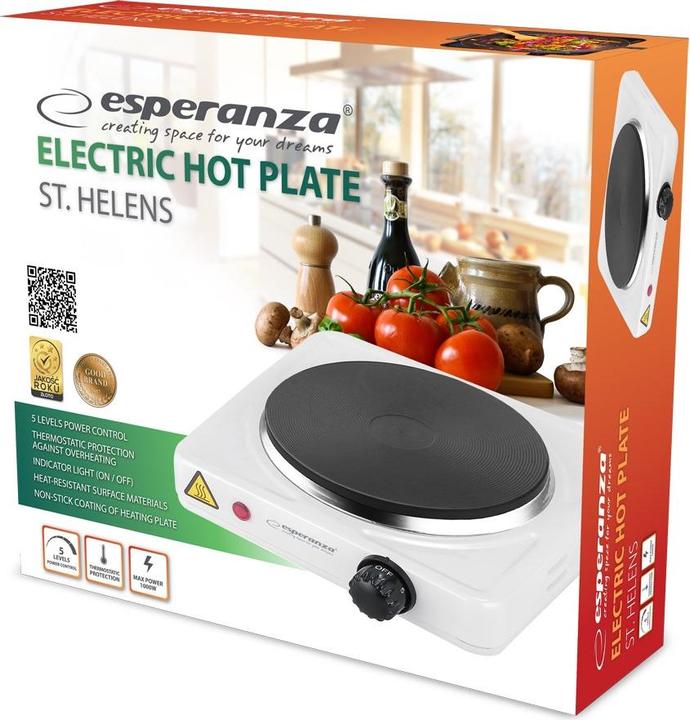 Produktbild Esperanza EKH013W Weiss Elektroherd