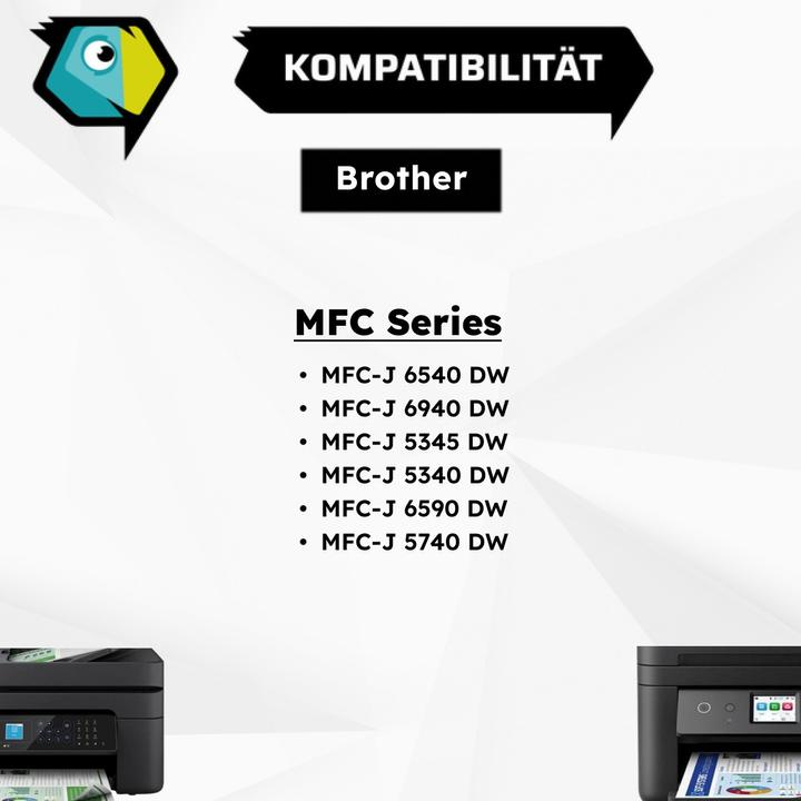 Immagine prodotto Inkadoo Inchiostro compatibile per Brother LC-422XL (M, C, Y, FC)