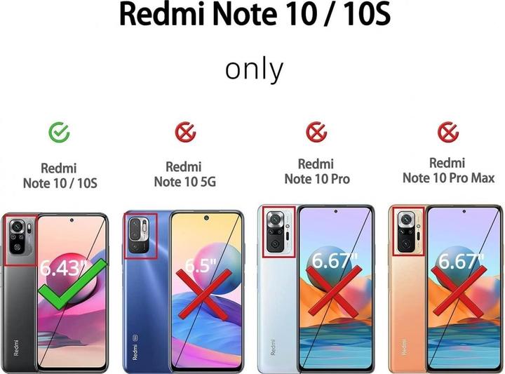 Produktbild Screenguard Xiaomi Redmi Note 10S Hülle Carbon Design TPU Case (Xiaomi Redmi Note 10S)