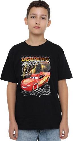 Actual product image Cars Childrens/Kids I Am Speed Lightning McQueen T-Shirt (152, 158)