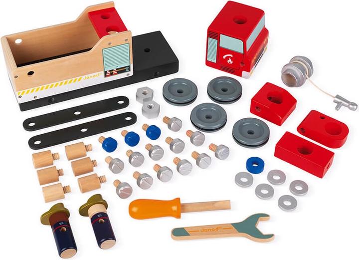 Actual product image Janod Brico'Kids Fire Truck