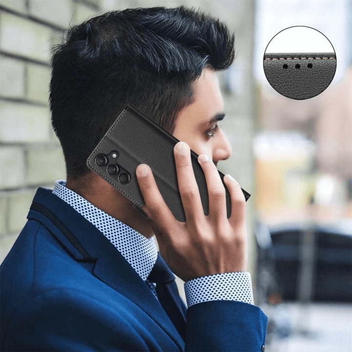 Productafbeelding Binfen Color Galaxy A16 - BINFEN leren hoesje met RFID-locker (Samsung Galaxy A16 5G)