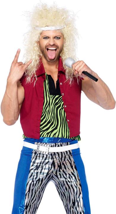 Produktbild Leg Avenue Hair Metal Rocker Kostüm - für Fasching (S)