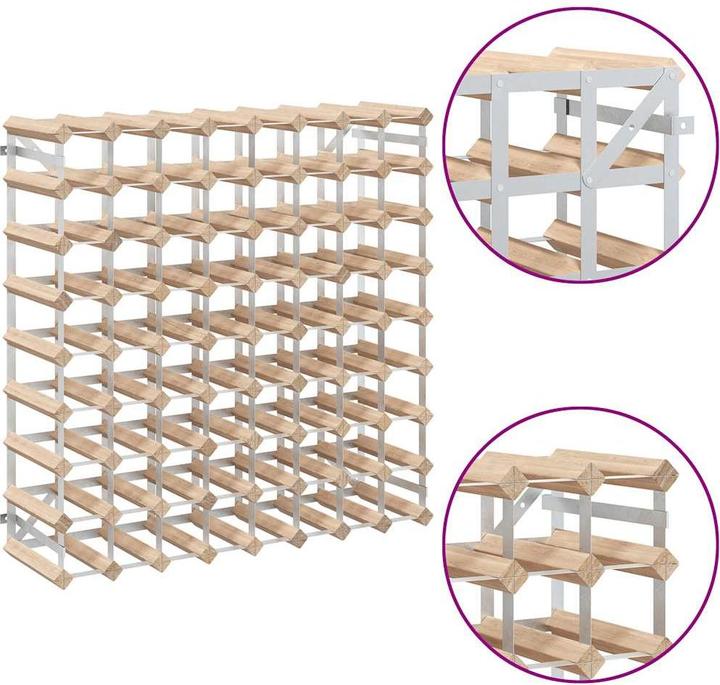 Actual product image vidaXL Dorkas (80 x 22.5 x 80 cm, 72 Fl.)