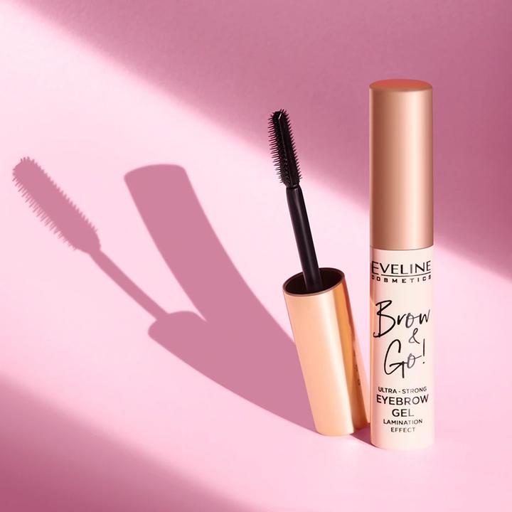 Actual product image Eveline Brow & Go! Eyebrow Styling Gel 6Ml