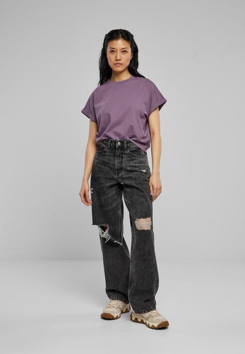 Produktbild Urban Classics Ladies Short Pigment Dye Cut On Sleeve Tee (XL)