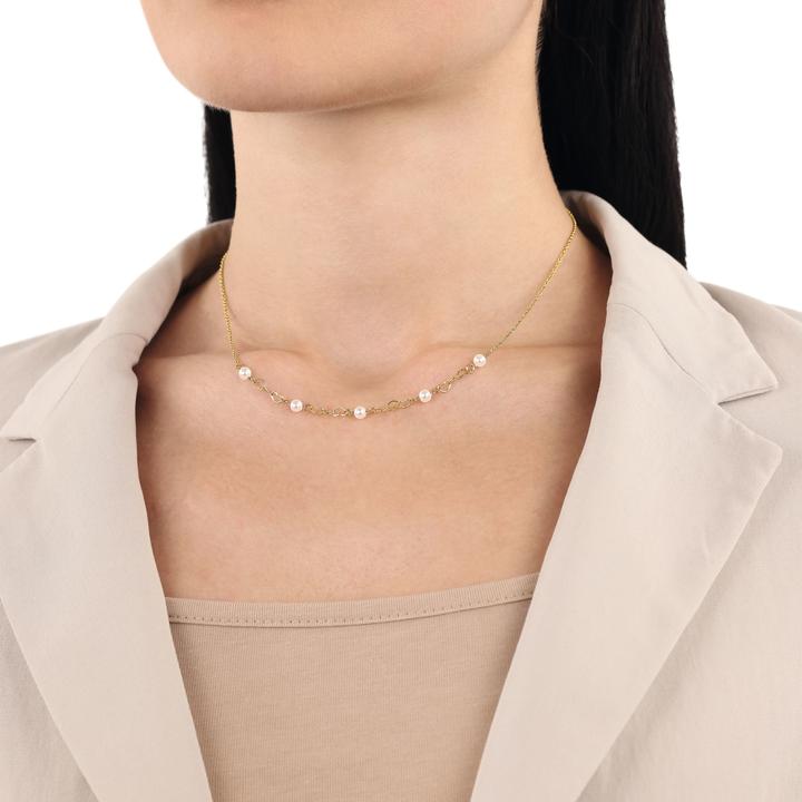 Immagine prodotto Amor Halsschmuck für Damen, Edelstahl, Glasperle | Herz (Acciaio inossidabile)