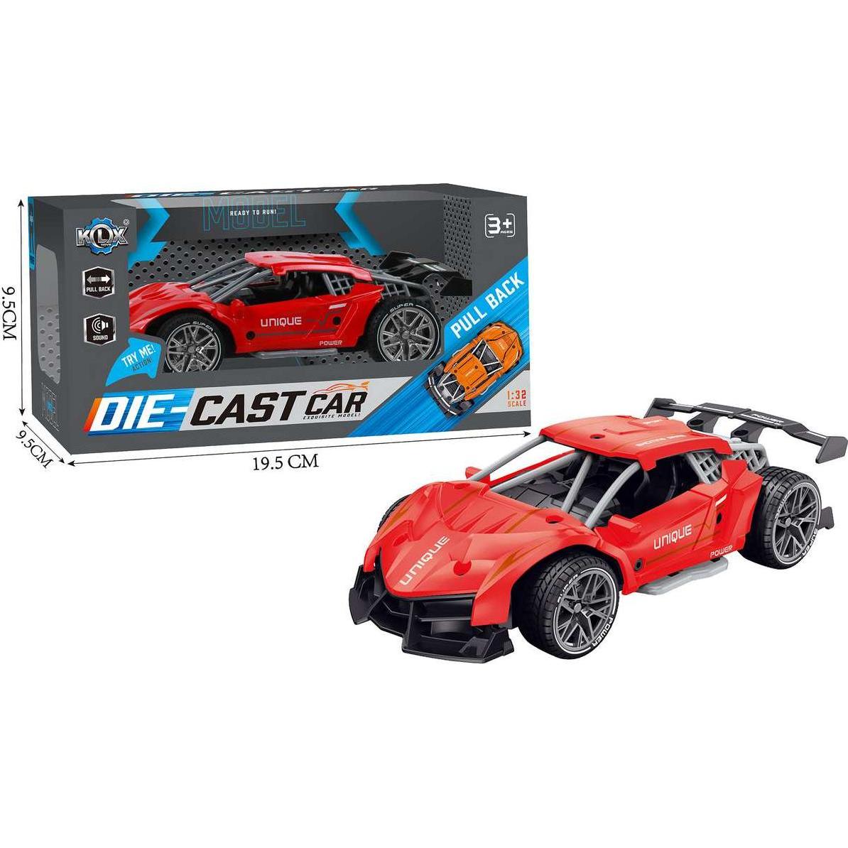 KLX Toys Pull Back w. Sound - Red (534671)
