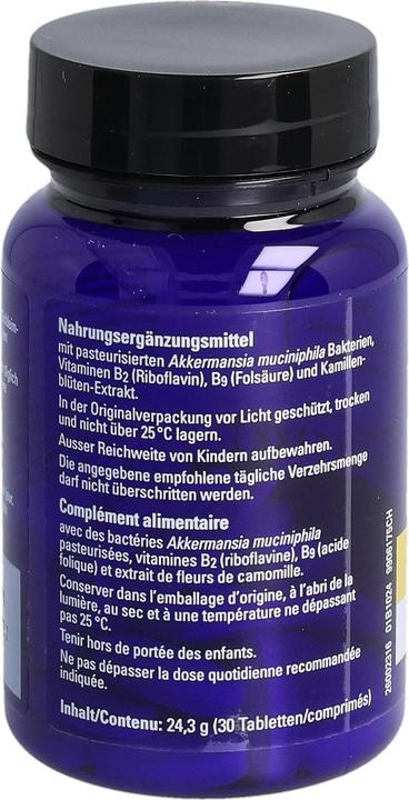 Nutritional values and ingredients Optima-cult AKK1 Tabletten 30 Stk (30 Piece, Pills)