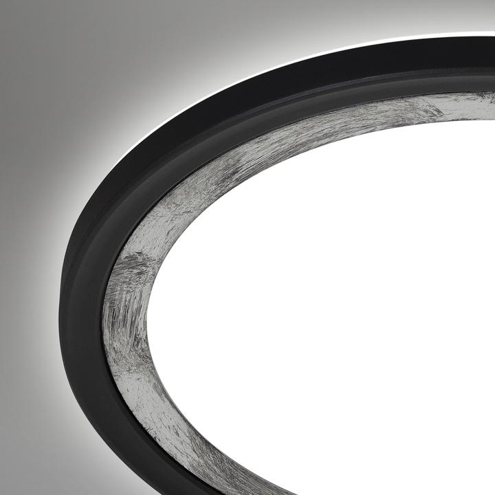 Immagine prodotto Briloner Pannello LED ultrapiatto con retroilluminazione LED, nero-antico-argento, 1xLED/18W (2400 lm)