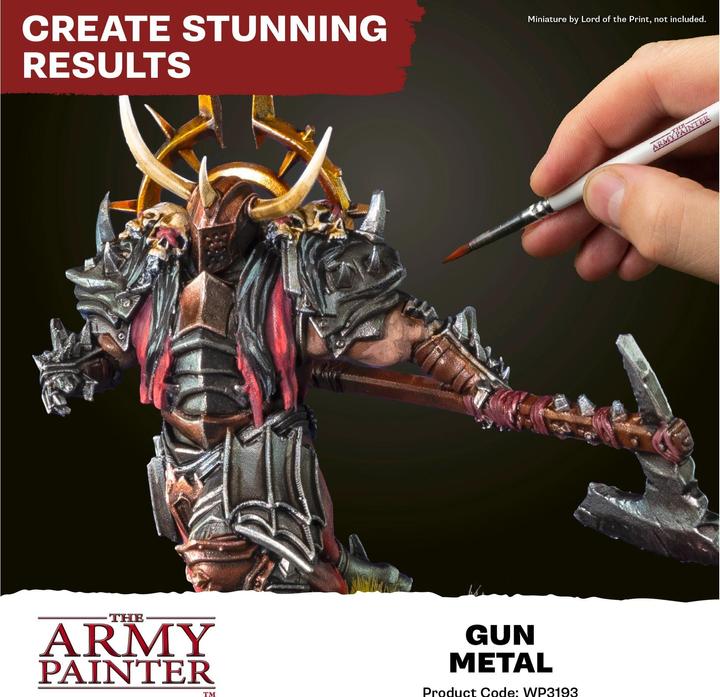 Immagine prodotto The Army Painter Colore metallizzato Warpaints Fanatic Metallic: Gun Metal 18 ml