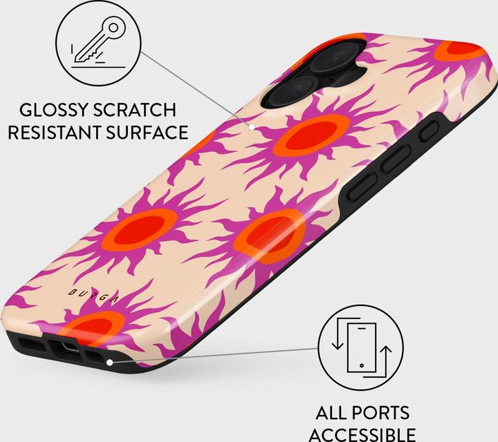 Immagine prodotto Burga Tough Case Apple iPhone 16 - Sunset Glow (Apple iPhone 16)