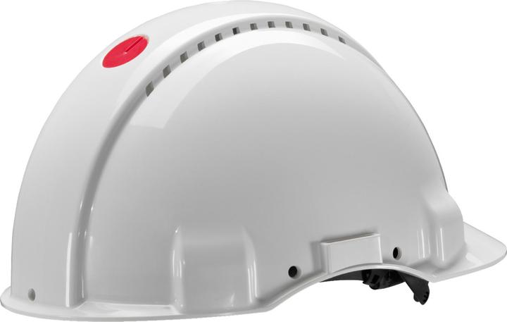Actual product image 3M G3000DUV-VI SAFETY Helmet WHITE (54 - 62 cm)