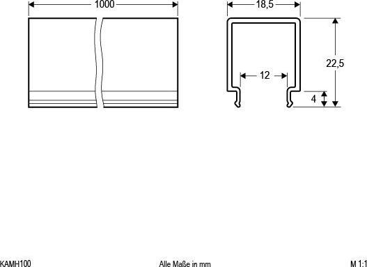 Produktbild EVN Alu-Profil-Abdeckung