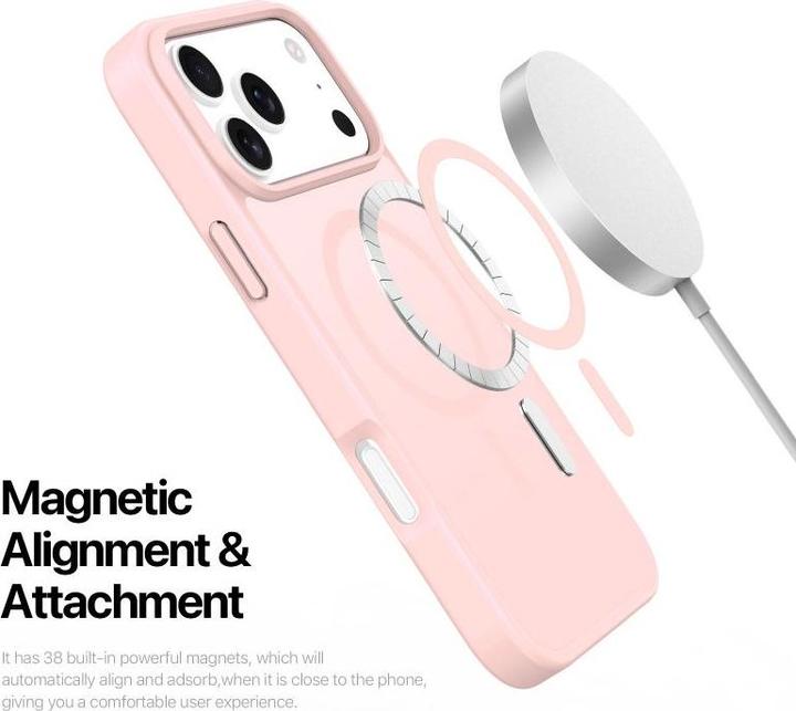 Immagine prodotto Dux Ducis DUCIS iPhone 17 Pro Max Case with MagSafe - Pink (Apple iPhone 17 Pro Max)