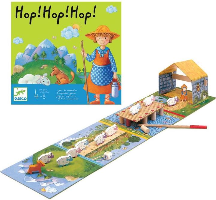 Image du produit Djeco Hop ! Hop ! Hop ! (mult) (Allemand, Français, Italien, Anglais)