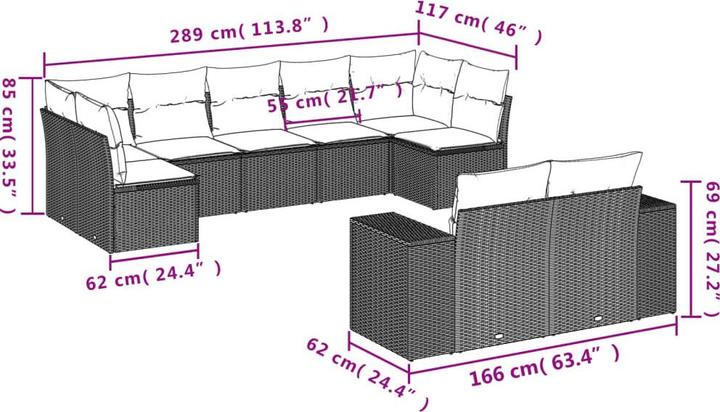 Produktbild vidaXL Kashton