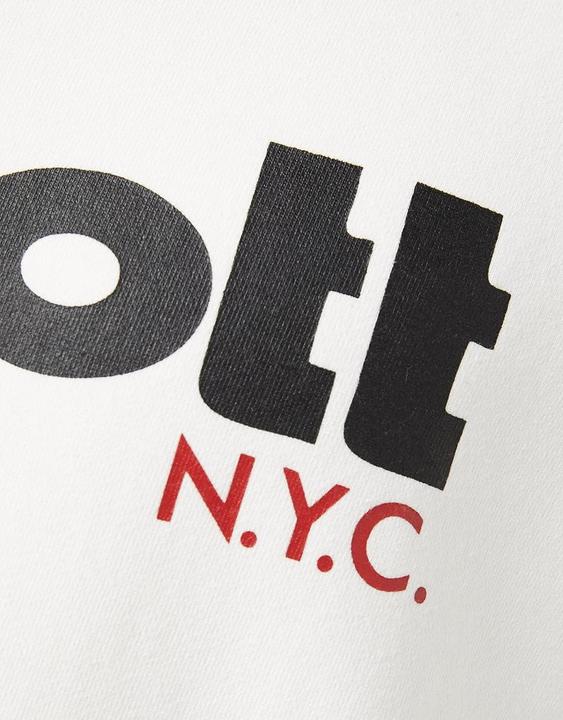 Produktbild Schott Nyc Swcrew Sweatshirt voor heren, Wit (Off White), XL (XL)