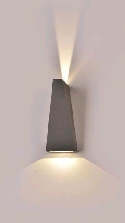 Image du produit V-TAC VT826G Applique murale LED 6W Gris Boîtier IP65 3000K (450 lm, IP65)