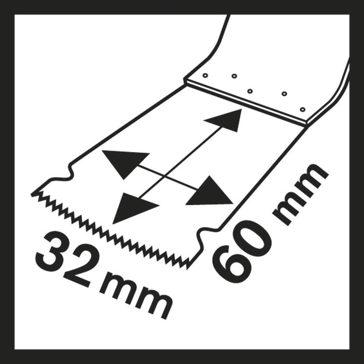 Actual product image Bosch Professional Zubehör HCS plunge cut saw blade PAIZ 32 EPC Wood, 60 x 32 mm