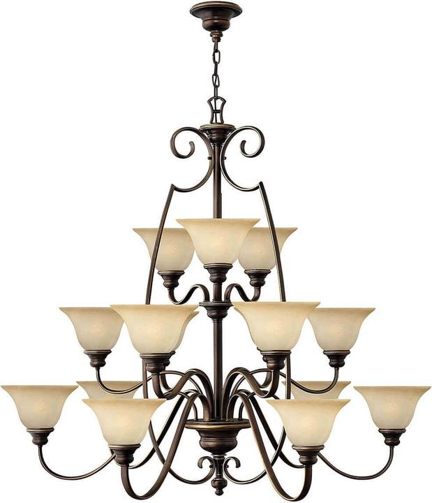 Actual product image Elstead Lighting Cello chandelier E27 15-light antique bronze (119.40 cm)