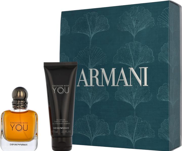 Produktbild Giorgio Armani Stronger With You Eau De Toilette 50ml Coffret + Gel Douche 75ml