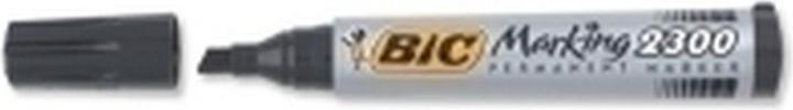 Immagine prodotto Bic Marcatura 2300, nero, punta a scalpello, nero, grigio, 3,1 mm, 5,3 mm, truciolato, vetro, metallo (12 x)