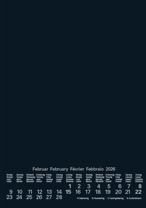 Actual product image Bastelkalender (A5)