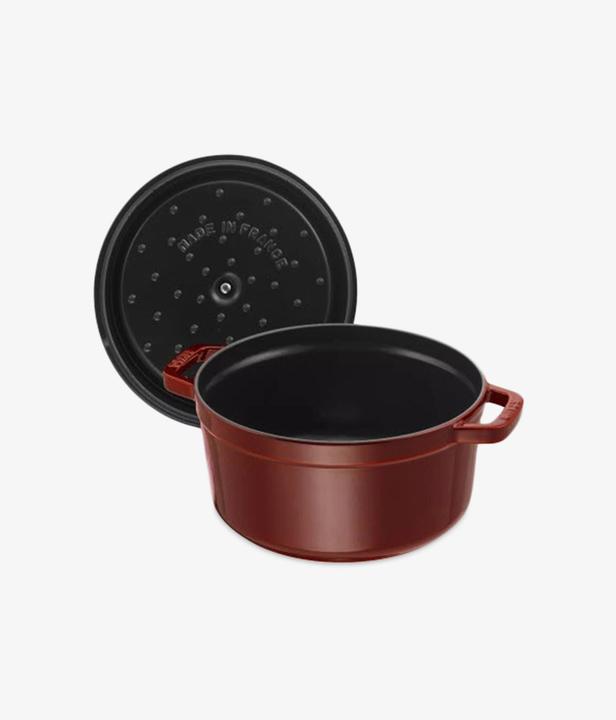 Image du produit Staub Cocotte rouge foncé (Cocotte + faitout, Fonte, 28 x 18.20 cm)